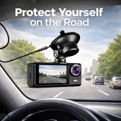 HD Dash Cam Traffic Recorder – 1080P Full HD, Loop Recording, Night Vision