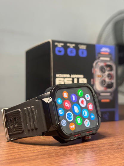 BennyBoom Military Smart Watch – Bluetooth, 100+ Sports Modes, Water-Resistant