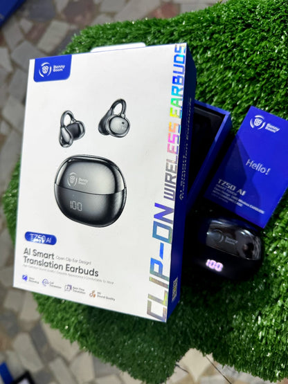 BennyBoom AI Translation Earbuds – Real-Time Language Translator with Smart Noise Reduction