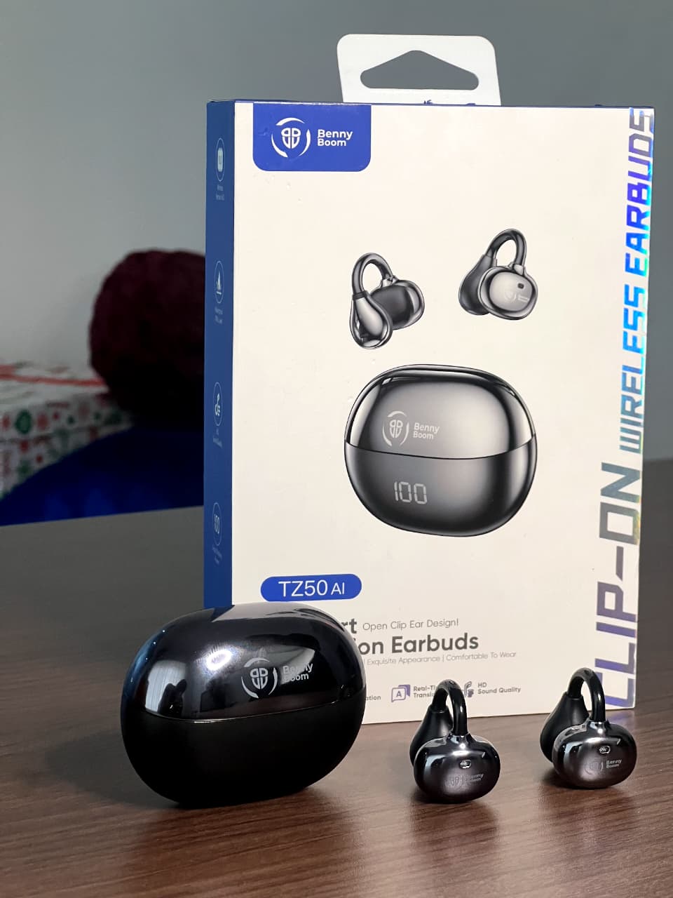 BennyBoom AI Translation Earbuds – Real-Time Language Translator with Smart Noise Reduction