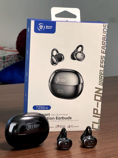 BennyBoom AI Translation Earbuds – Real-Time Language Translator with Smart Noise Reduction