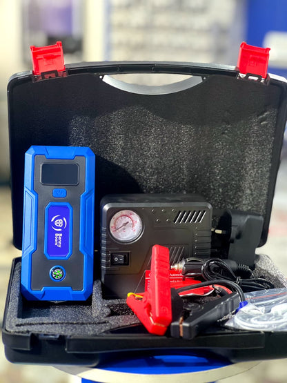 BennyBoom 2-in-1 Car Jumpstarter & Tyre Inflator – Compact & Powerful