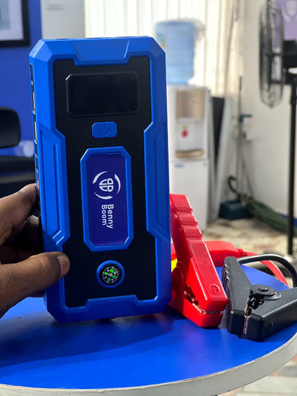 BennyBoom 2-in-1 Car Jumpstarter & Tyre Inflator – Compact & Powerful