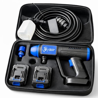 BennyBoom Rechargeable Gun Pressure Washer – Cordless, Powerful, Portable