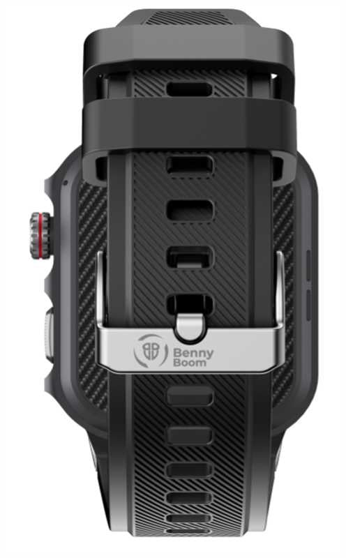 BennyBoom Military Smart Watch – Bluetooth, 100+ Sports Modes, Water-Resistant